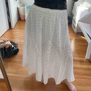 Long white summer skirt - never worn